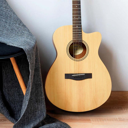 Yamaha FS400C Gitar Akustik Folk Concert Cutaway Body