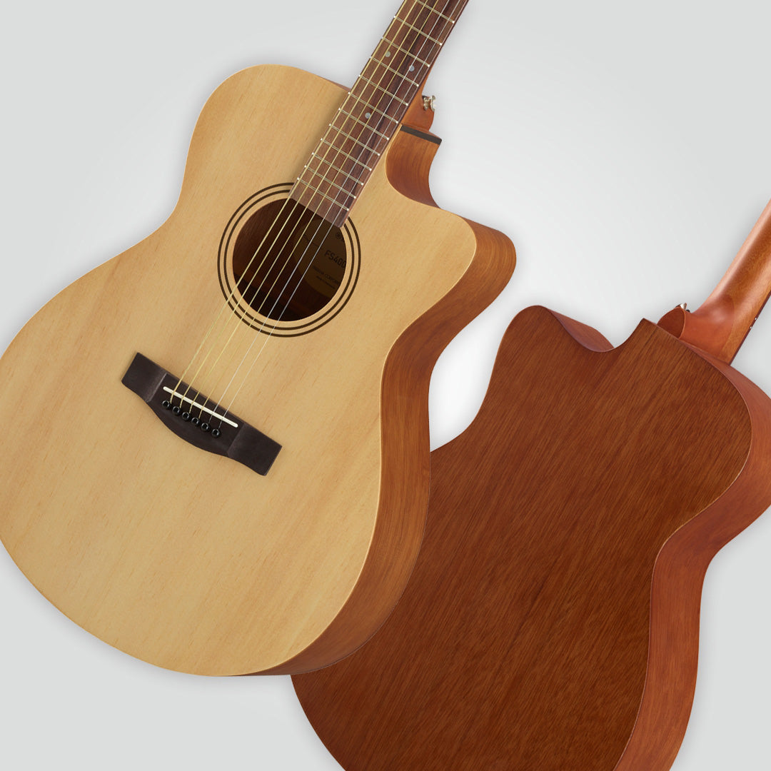 Yamaha FS400C Gitar Akustik Folk Concert Cutaway Body