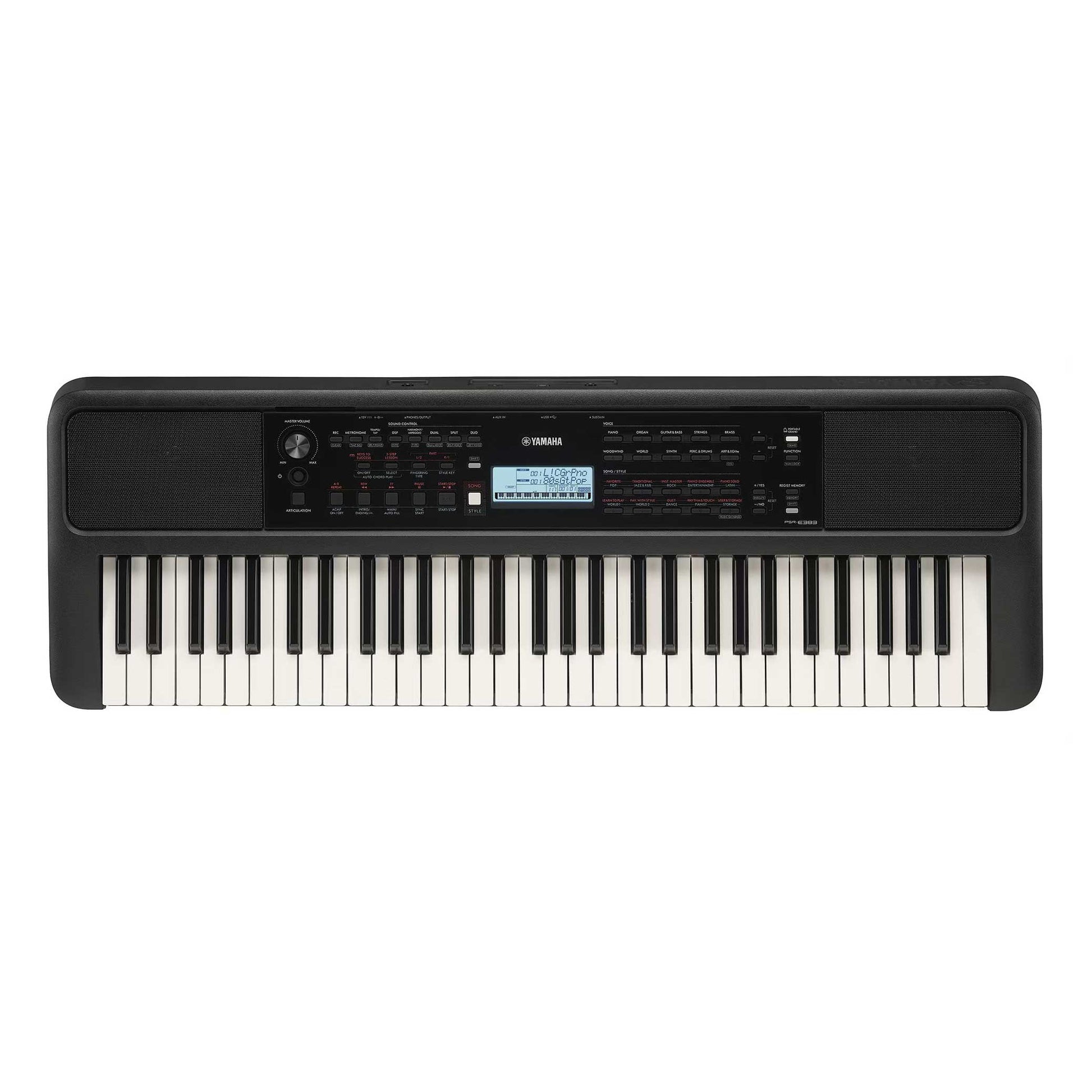 Yamaha PSR-E383 Portable Keyboard 61 Keys