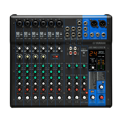 Yamaha MG12XUK Mixer Analog 12 Channel Versi Knop Dengan Efek dan USB