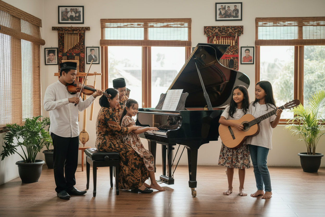 People Playing Music Instruments