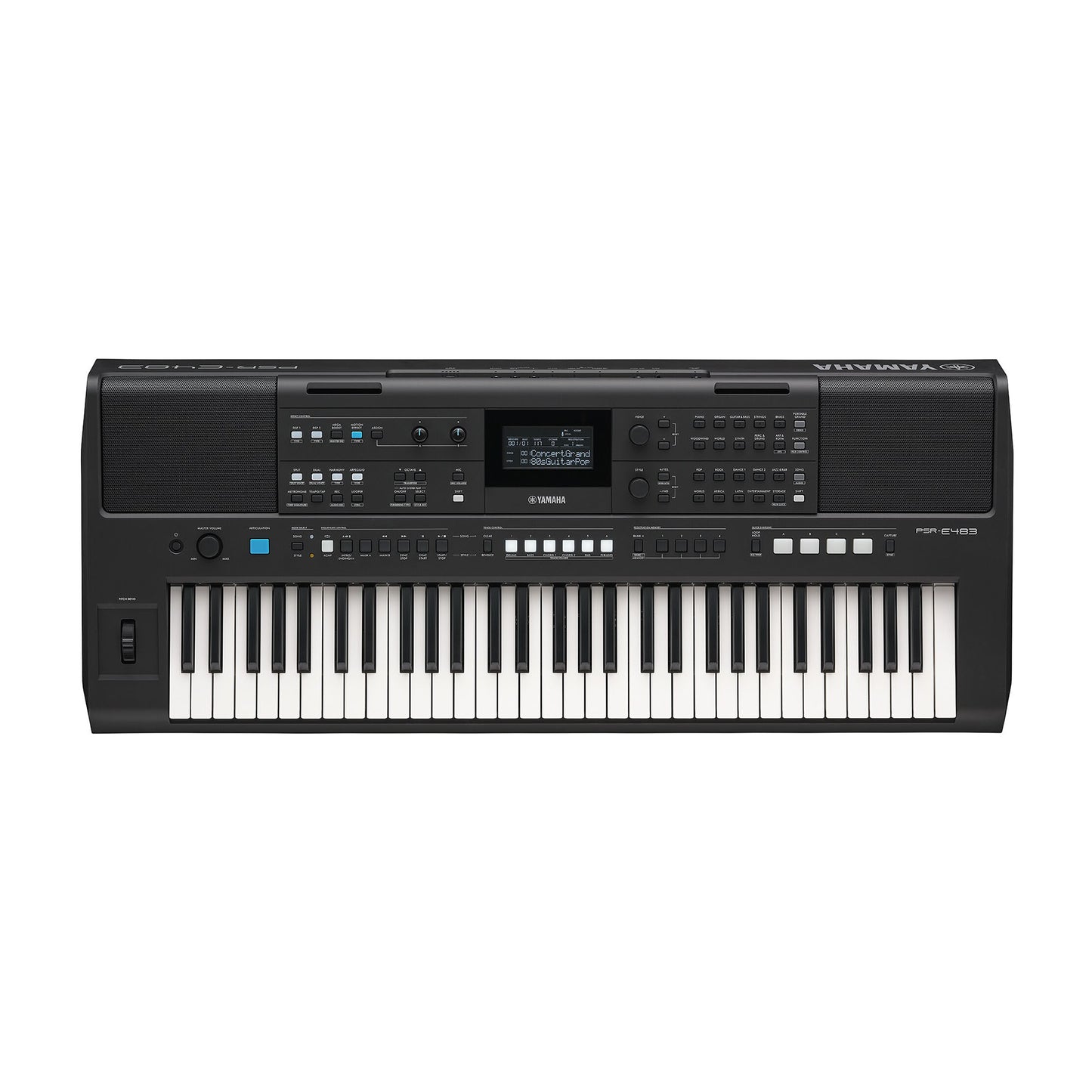 Yamaha PSR-E483 Portable Keyboard 61 Keys