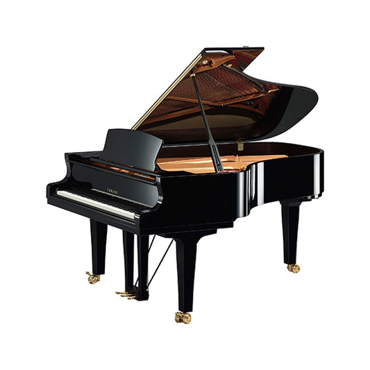 Yamaha S6X-PE Grand Piano, Polished Ebony